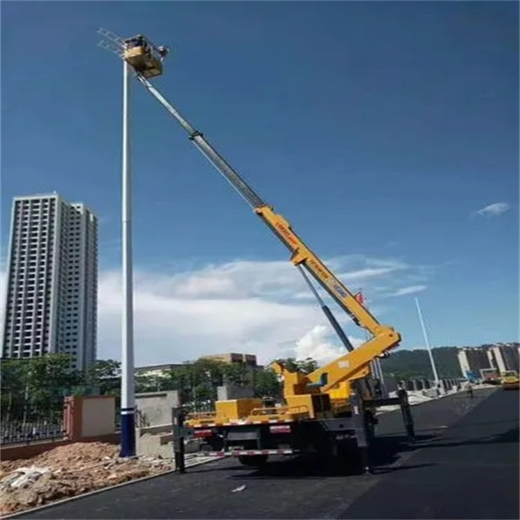 阜阳颍泉维修路灯的曲臂升降车出租